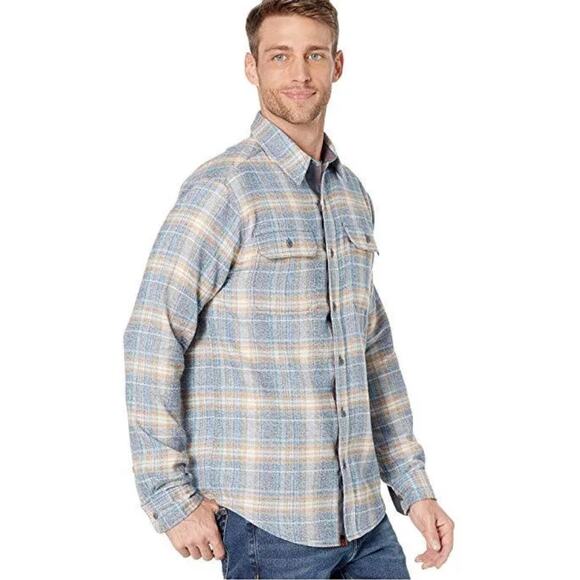 Marmot Jasper Midweight Flannel Long Sleeve Men's Size M Green Plaid Shirt - Picture 1 of 8